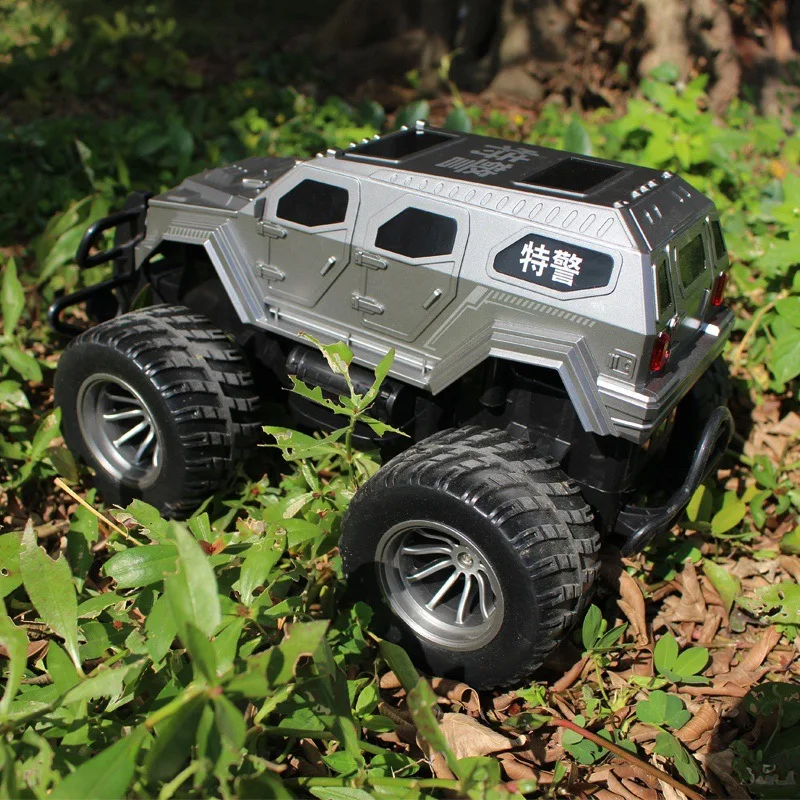 

Swat Remote Control Car Gun-Type Remote Control Big Foot Remote Control Police Car 2.4GHz Big Foot Monster Off-road High Grade R