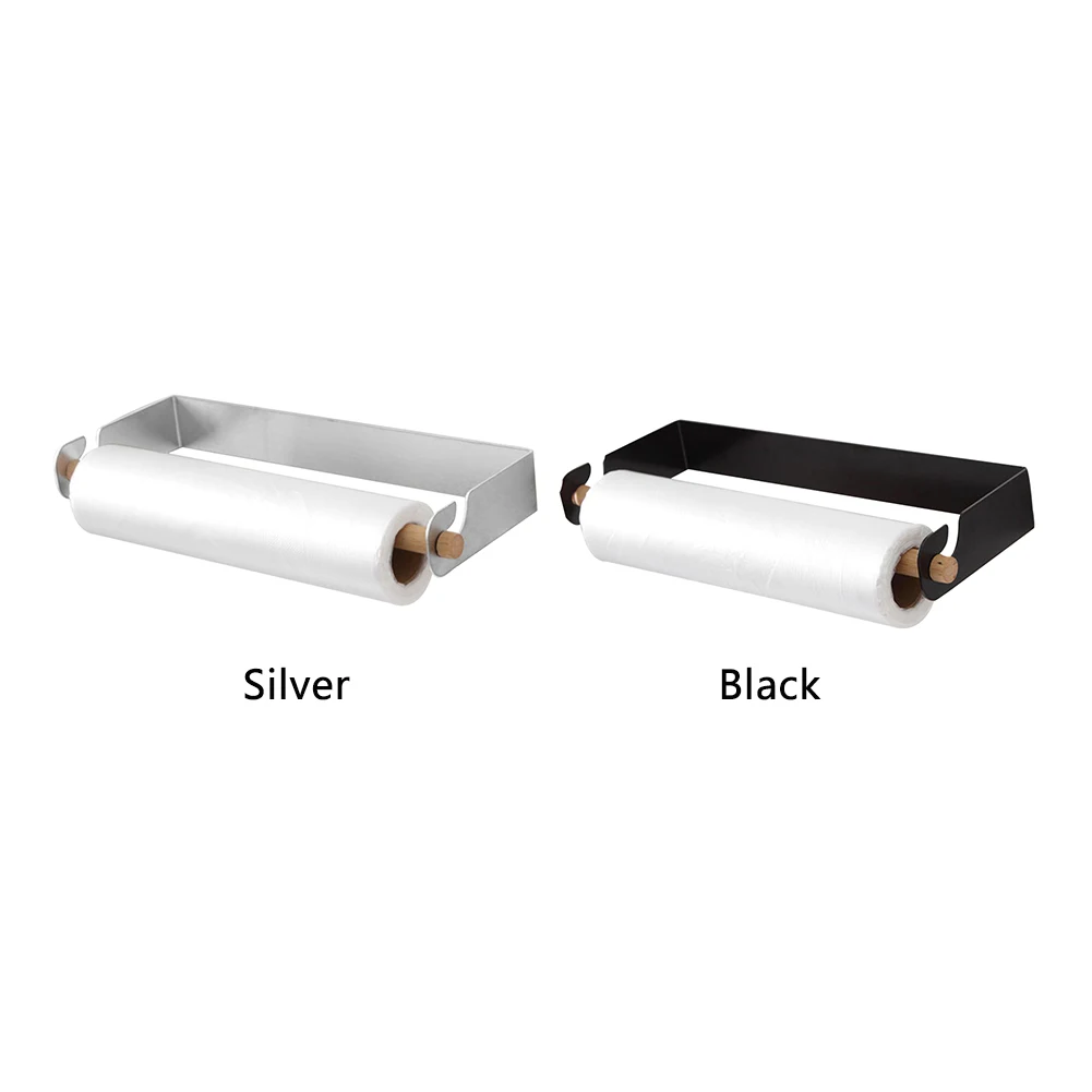 Нержавеющая сталь, консервантная пленка, органайзер для хранения, держатель рулона бумаги, аксессуары для полотенец, ванной комнаты, кухни,, настенный держатель