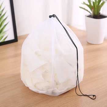 

1pcs Drawstring Laundry Wash Bag Bra Underwear Protective Bag clothes Wash bag Foldable Delicates Lingerie Bra Laundry Organizer