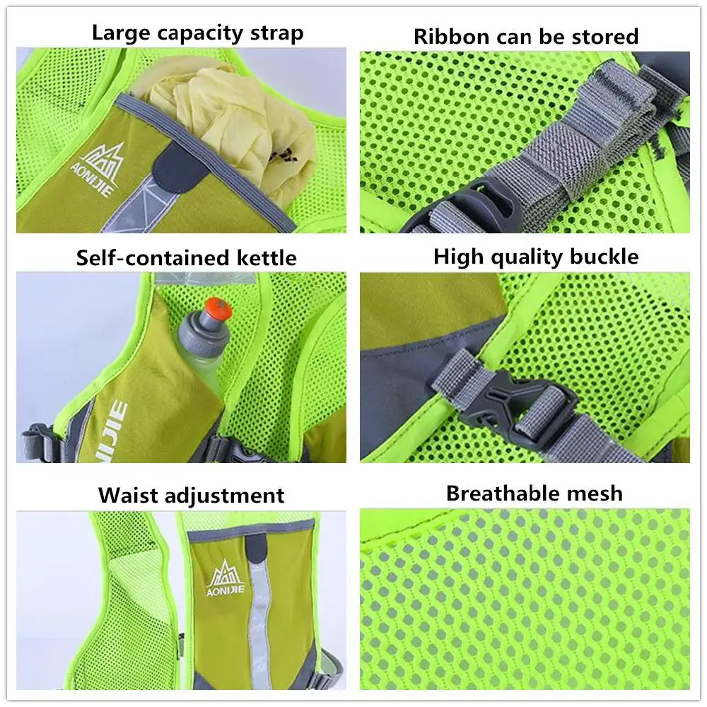 HobbyLane Outdoor Adjustable Safety Protection High Visibility Reflective Vest Gear Stripe Jacket Night Run Cycling Vest Hot