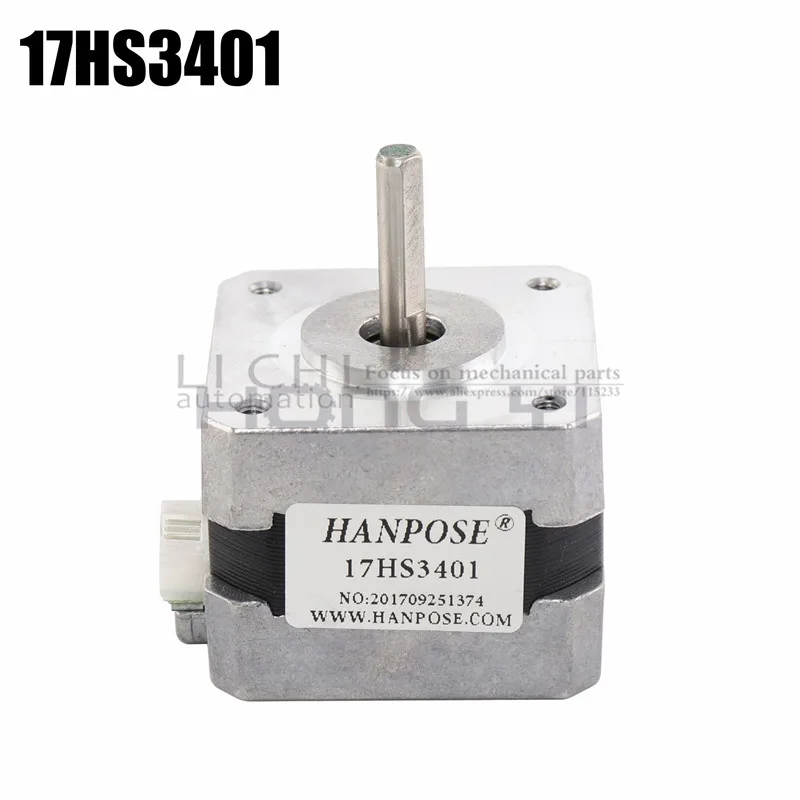 5 шт./лот Nema17 17HS3401 4 lead Nema 17 шаговый двигатель 42BYGH 1.3A CE ROSH ISO CNC лазерный измельчитель