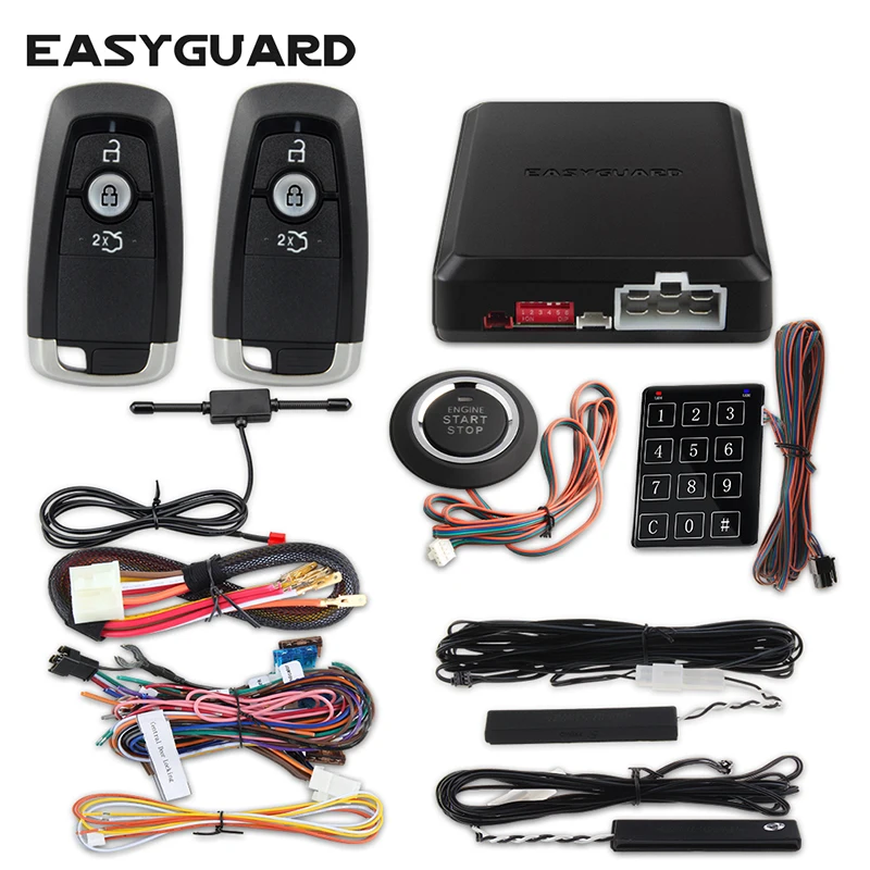 EASYGUARD БЕСКЛЮЧЕВОЙ старт стоп дистанционный автомобильный стартер pke Пассивный