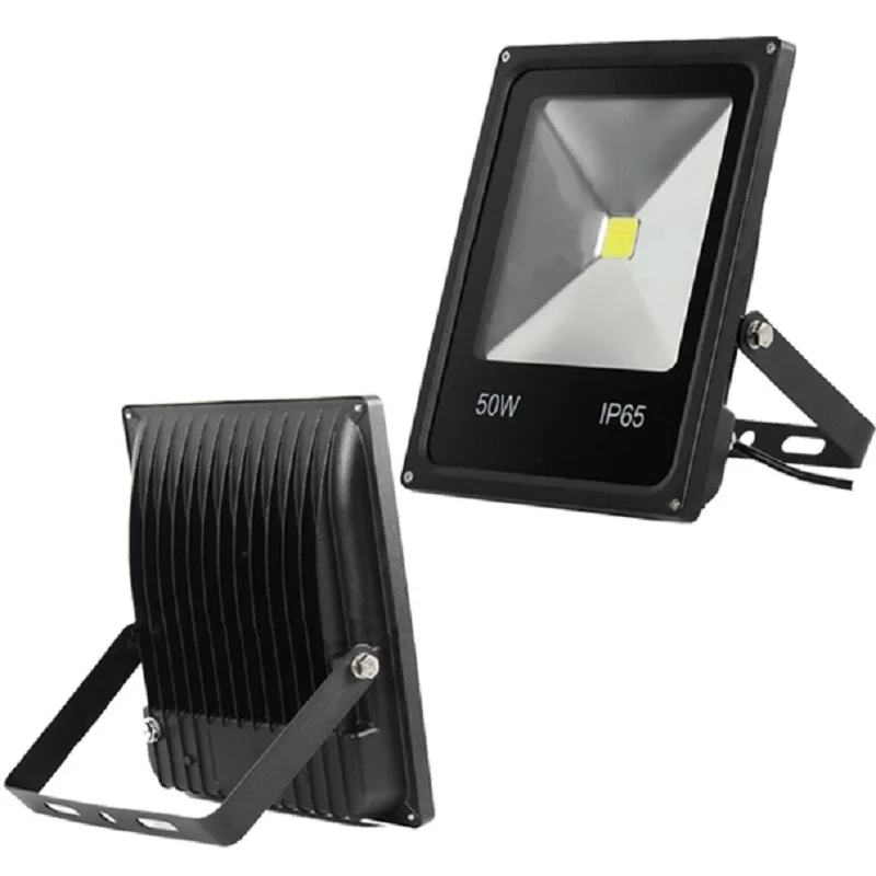 

AC85 220V DC12V 10w 20w 30w 50w 100W 150W LED Flood light RGB black shell led outdoor projector wall search lamp luminaire light