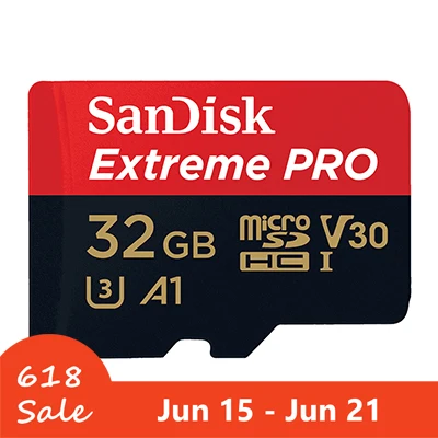 Micro SD карта памяти Sandisk Extreme PRO 64 ГБ 128 256 400 гб 170 флэш-накопитель для смартфона |