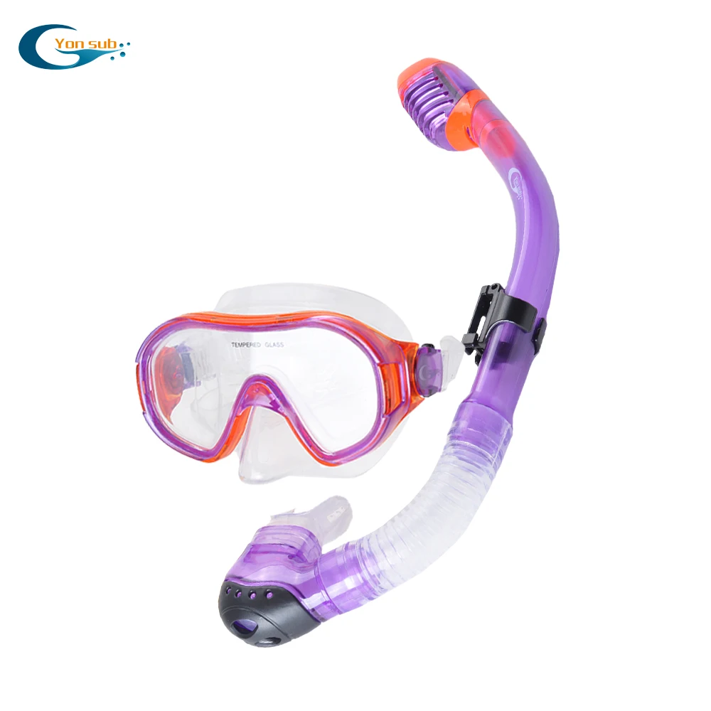 YONSUB baby kids Swimming Diving mask Set Food Grade Liquid Silicone Mask + Tube Child Diving Equipment Snorkeling Gear