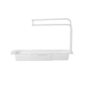

Adjust Telescopic Sink Rack Holder Expandable Storage Drain Basket for Home Kitchen 39.5x27x8.5cm WWO66