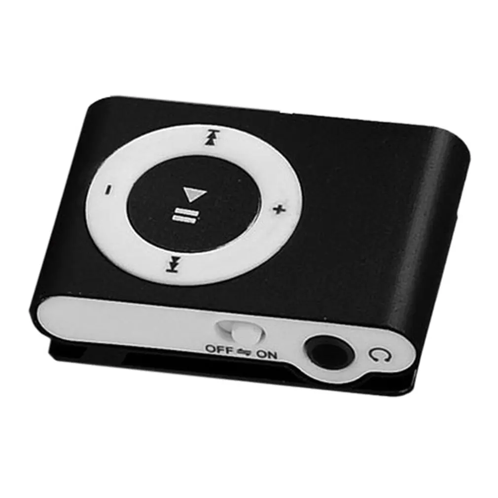 Металлический мини MP3-плеер с зажимом, Спортивная Цифровая Музыкальная поддержка, TF карта, mp3-плеер, USB 2,0 с разъемом для наушников 3,5 мм