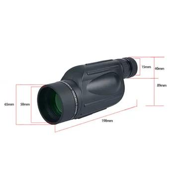 

Gomu Zoom Telescope Monocular Outdoor View Mirror Single Eye Telescope High Power HD Bird Mirror 10-30x50