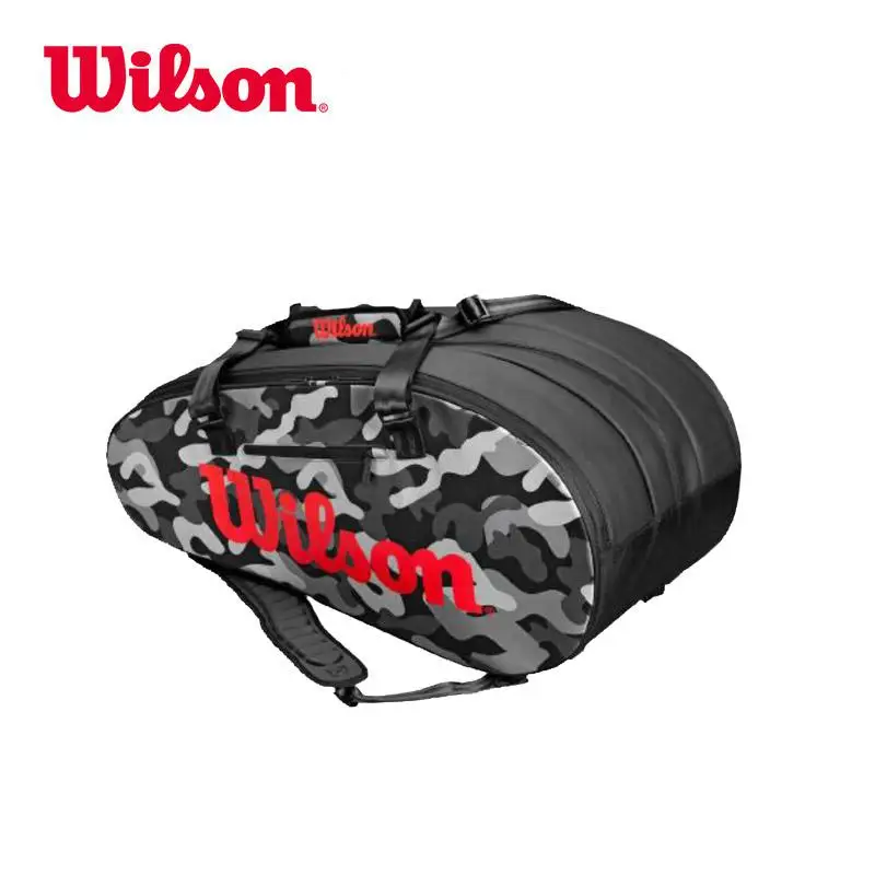 Новая классическая мужская сумка Wilson wo для тенниса, спортивный рюкзак, лучшее качество, брендовая ракетка wilson Tenis, сумки - Цвет: for 12 rackets