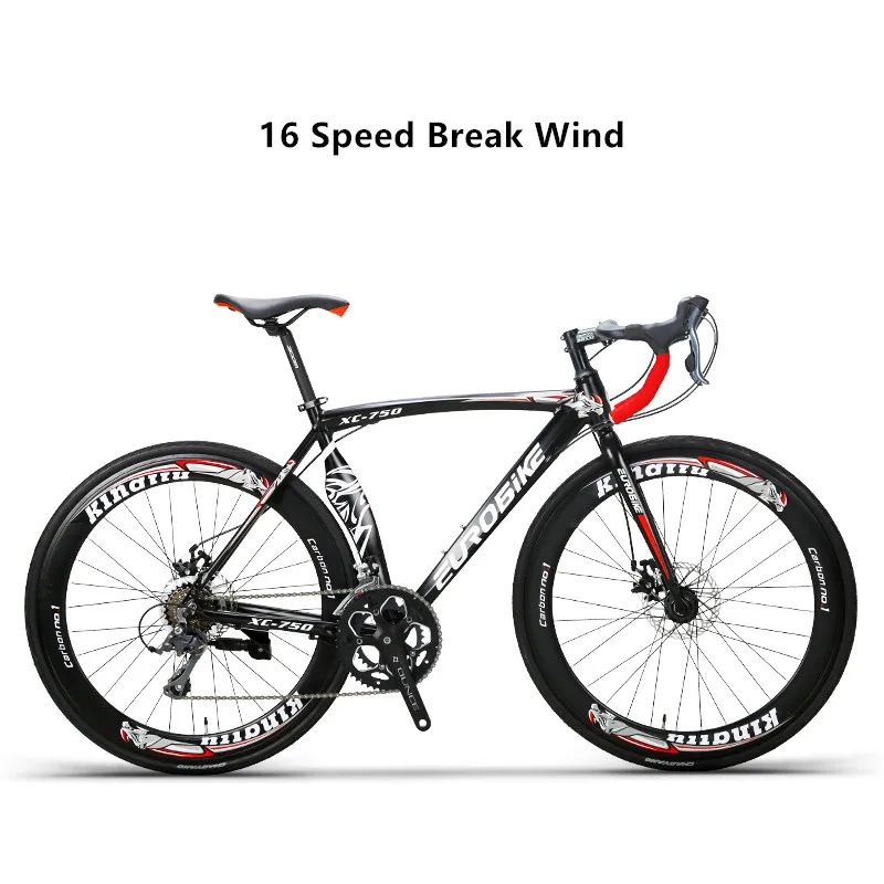 Flash Deal New Road Bike 14/16 speed 700C*52cm bike Aluminum alloy frame Bend bicycle Racing Cycling disc brake road bike Outdoor Biciclete 4