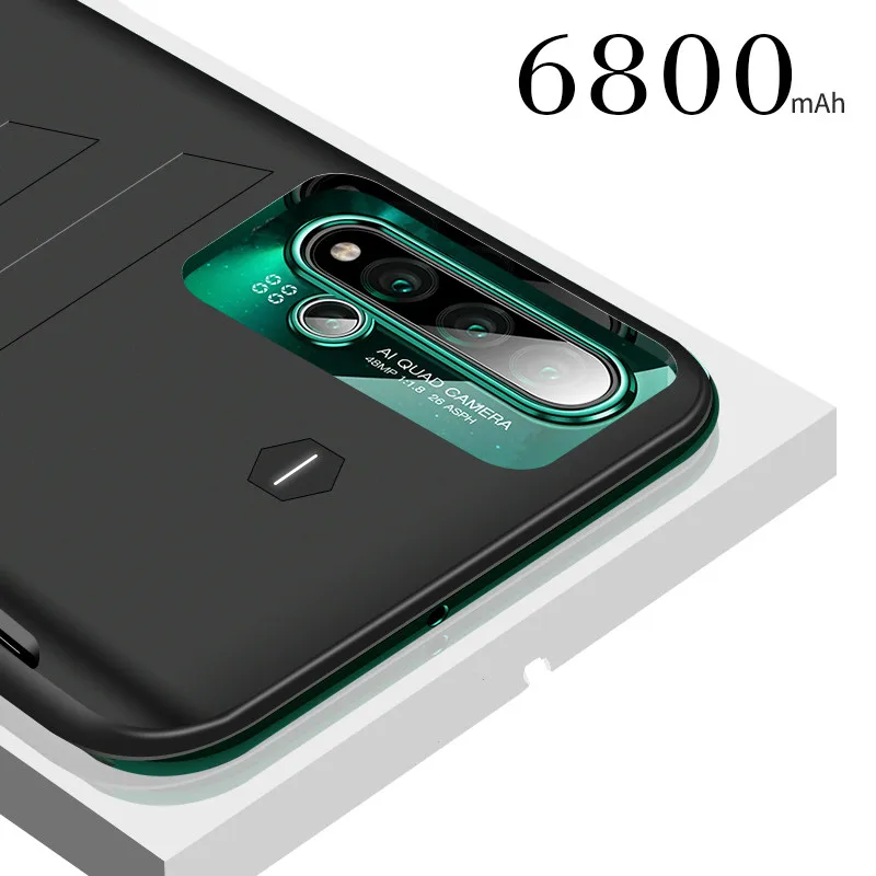 Ext power для huawei nove5, 6800 мА/ч, зарядное устройство, чехол s power Bank, чехол, тонкий внешний пакет, запасное зарядное устройство, чехол для huawei nove5 - Цвет: Black For nove 5