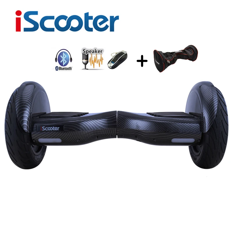 IScooter 10 дюймов Ховерборд Bluetooth динамик Электрический гироскутер за бортом гироскопа скутер Ховер доска два колеса