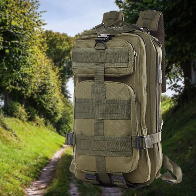 

35L Nylon Tactical Outdoor Hiking Climbing Camping Travelling Bag Backpack Pouch Trekking Hunting Rucksack Tactical Assault Bag