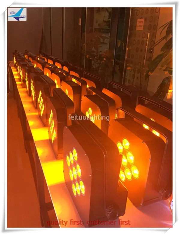 Flycase) супер яркий 9x18 Вт светодиодный прожектор Par с мультичипом RGBWA UV розовый 7в1 беспроводной Led Par перезаряжаемая подсветка аккумулятора DMX Led плоский пар