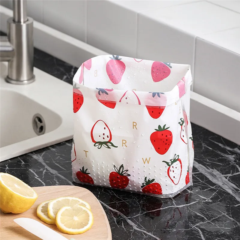 

Kitchen Sink Strainer Garbage Bag Household Disposable Filter Pouch with Drain Holes Wet And Dry Separation Garbage Bags