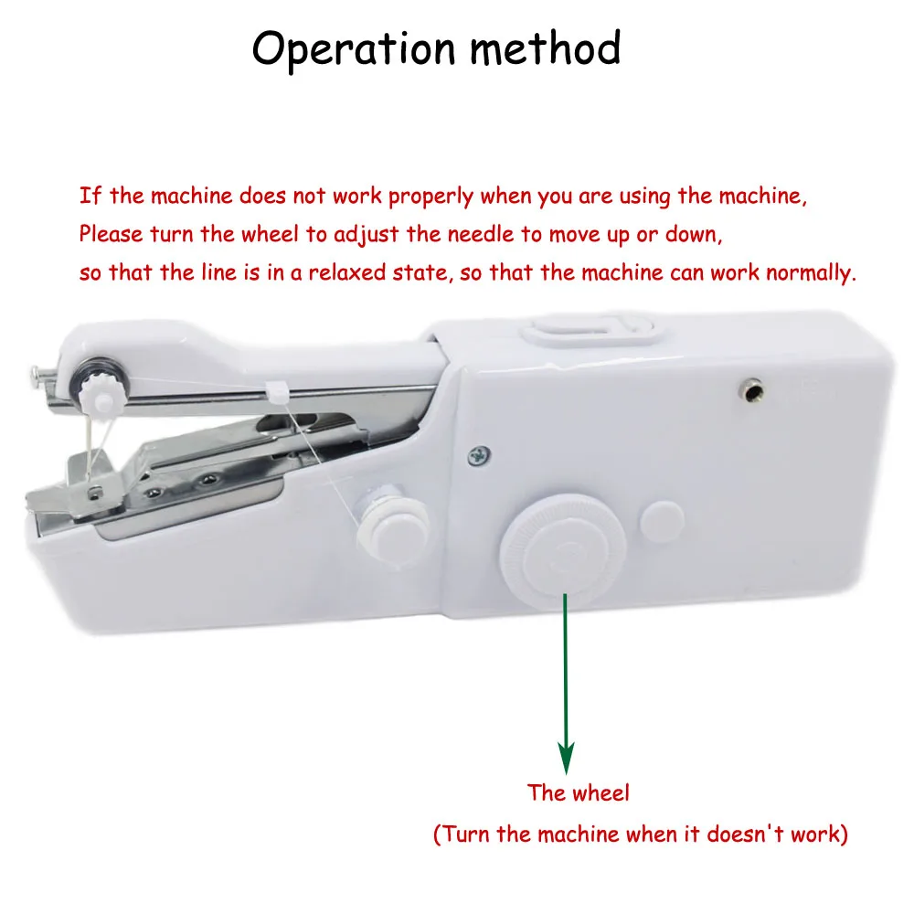 Máquina De Costura Portátil Portátil, Mini Máquina