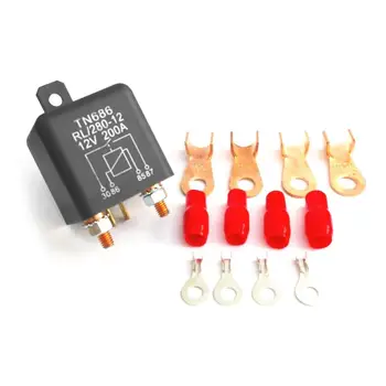 

High Current Relay Starting Relay 200A 12V/24V Power Automotive Heavy Current Start Relay Car Relay Truck Motor Relay