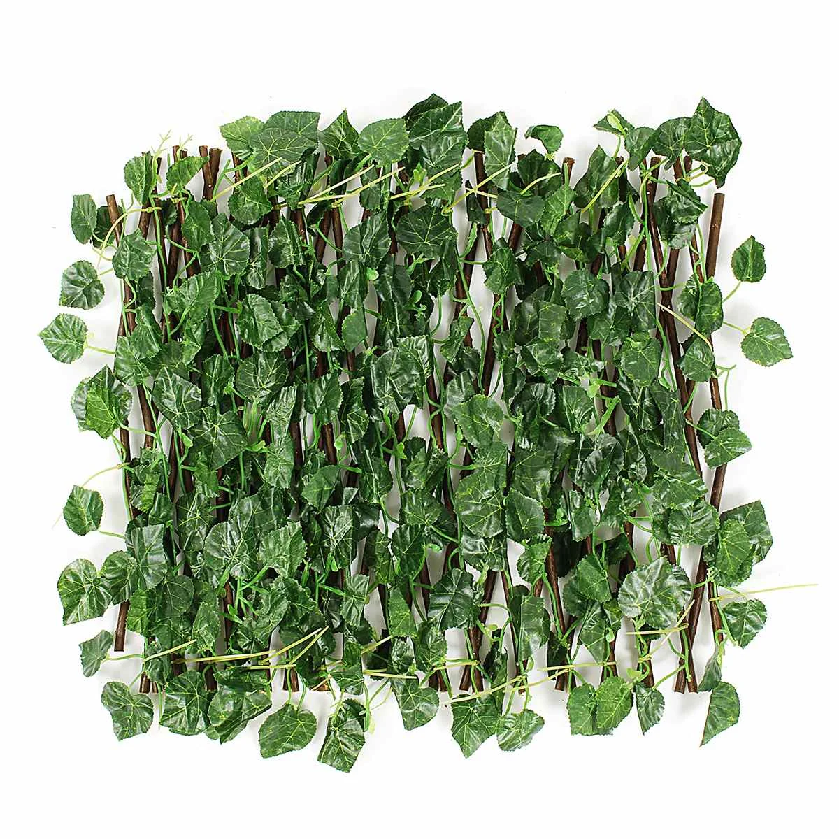 

new Artificial Leaf Hedge Panels Screening Outdoor indoor Backyard Home Decor Greenery Walls Green Plastic Fence leaves