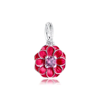 

CKK Oriental Bloom Charms 925 Original Fit Pandora Bracelets Sterling Silver Charm Beads for Jewelry Making Women