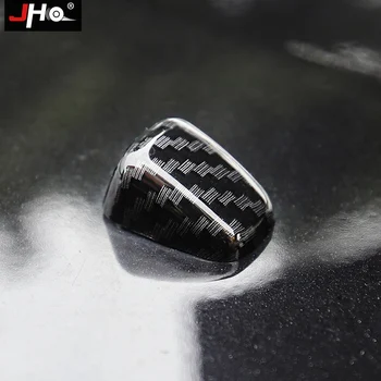 

JHO ABS Carbon Car Windshield Washer Nozzle Cap Cover Trim For 2014-2019 Jeep Grand Cherokee 2017 2016 2015 WK2 2018 Accessory