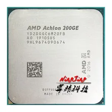 Процессор AMD Athlon 200GE X2 200GE 3,2 ГГц двухъядерный четырехпоточный процессор YD200GC6M2OFB / YD20GGC6M2OFB разъем AM4