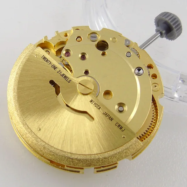 Japanese Miyota Miyota 821a Movement Gold/silver Japan Genuine
