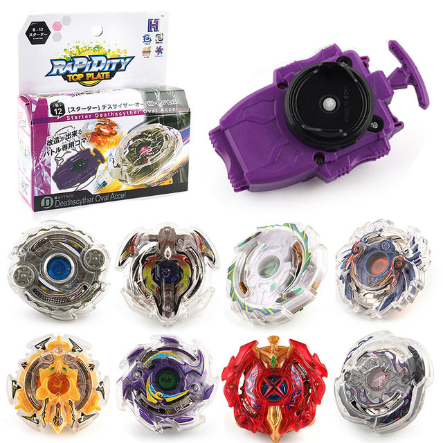 Tops Launchers Spinning Top Launcher Metal Fusion 4d Original Box Gifts Toys Beyblade Bey Blade