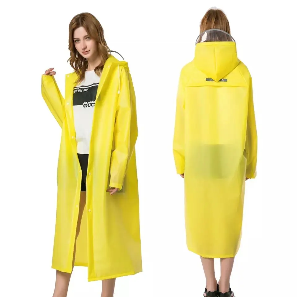 Yuding adult fashion raincoat waterproof breathable poncho outdoor