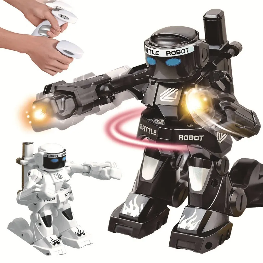 Бокс против робота на пульте дистанционного управления, Интеллектуальный робот 2,4 г, несколько боевых игрушек, интерактивные игрушки для родителей и детей