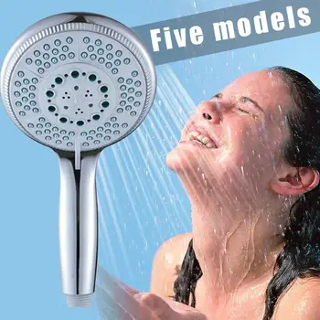 

Pressurized nozzle shower head, bathroom accessories, high pressure water saving, chrome shower head, 1 piece