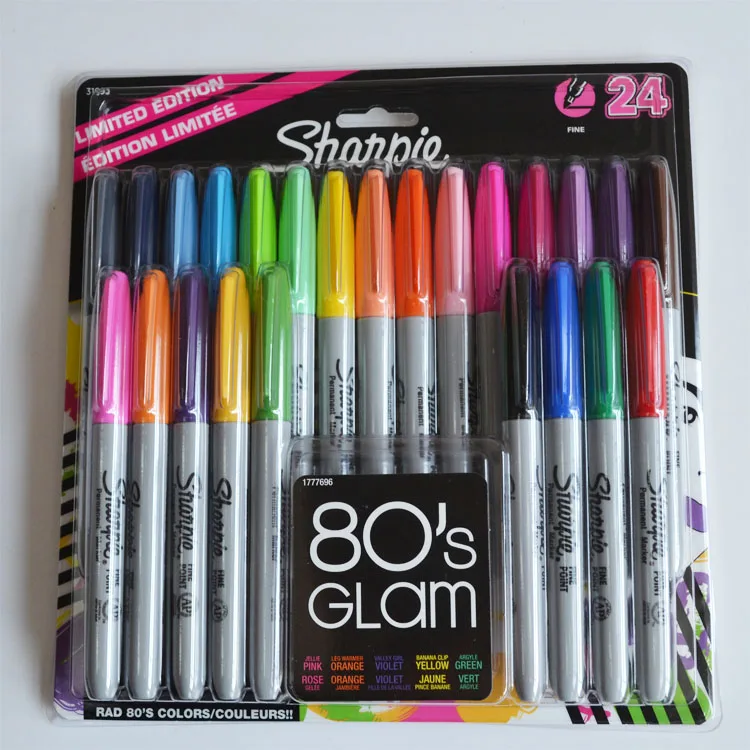 8/12/24 Colors American sanford sharpie permanent markers,ecofriendly marker pen,Sharpie Fine