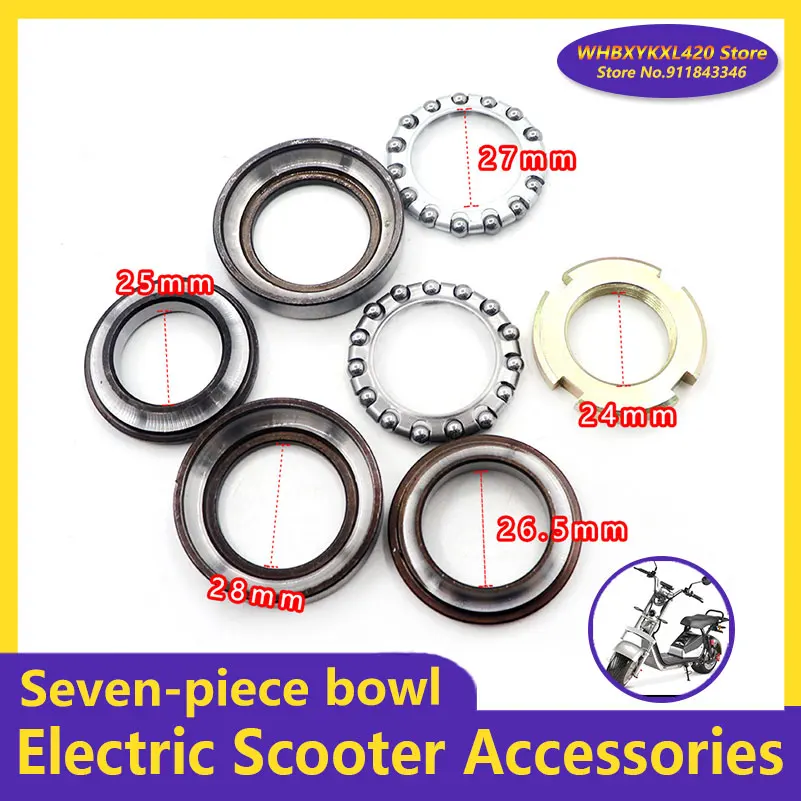 High Quality Seven piece Bowl Bearing Assembly Steering Shaft Column