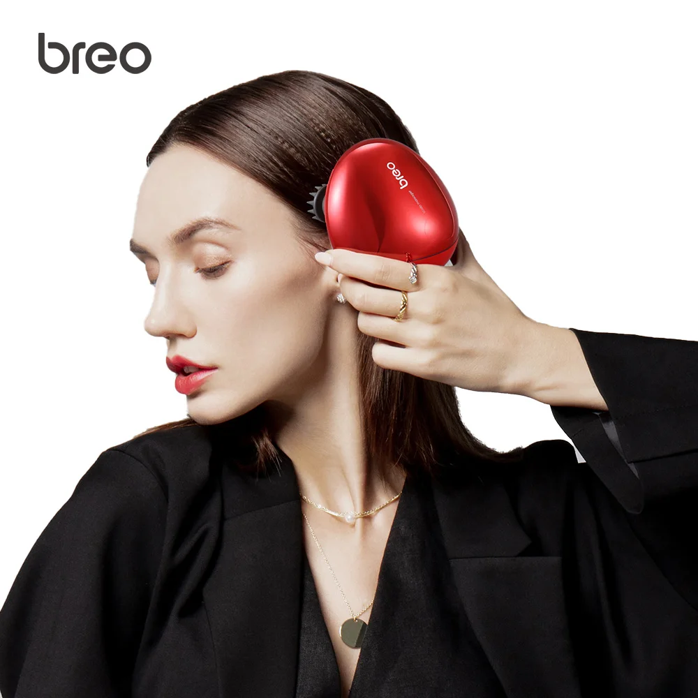 Breo Mini IPX7 водонепроницаемый Электрический беспроводной массажер для головы роста волос забота о