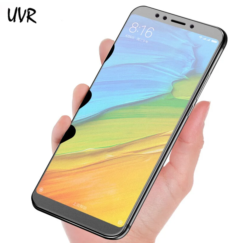 

UVR Matte Glass For Xiaomi Redmi 5 5Plus 5A 7 7A Tempered Glass No Fingerprint 9H Screen Protector For Redmi 5 Plus Frosted Film