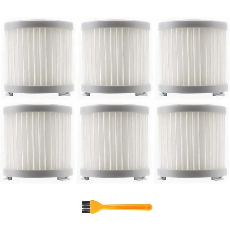 

7Pcs HEPA Filter for JIMMY JV51/53 Handheld Cordless Vacuum Cleaner HEPA Filter Gray Replacement Filter