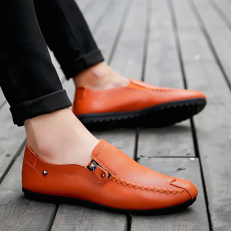 

Men \ 'S Driving Shoes Leather Slipper Casual Slip on