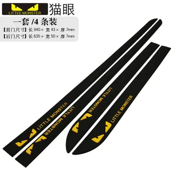 

For Mazda CX-5 2018 2019 Environmental protection soft rubber Body trim Anti-Rub protection Decoration Car styling