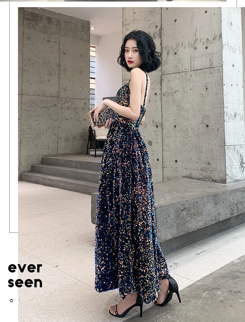 Вечерние платья для выпускного вечера с отделкой бисером и блестками; vestido de noiva sereia; платье; robe de soiree vestido novia