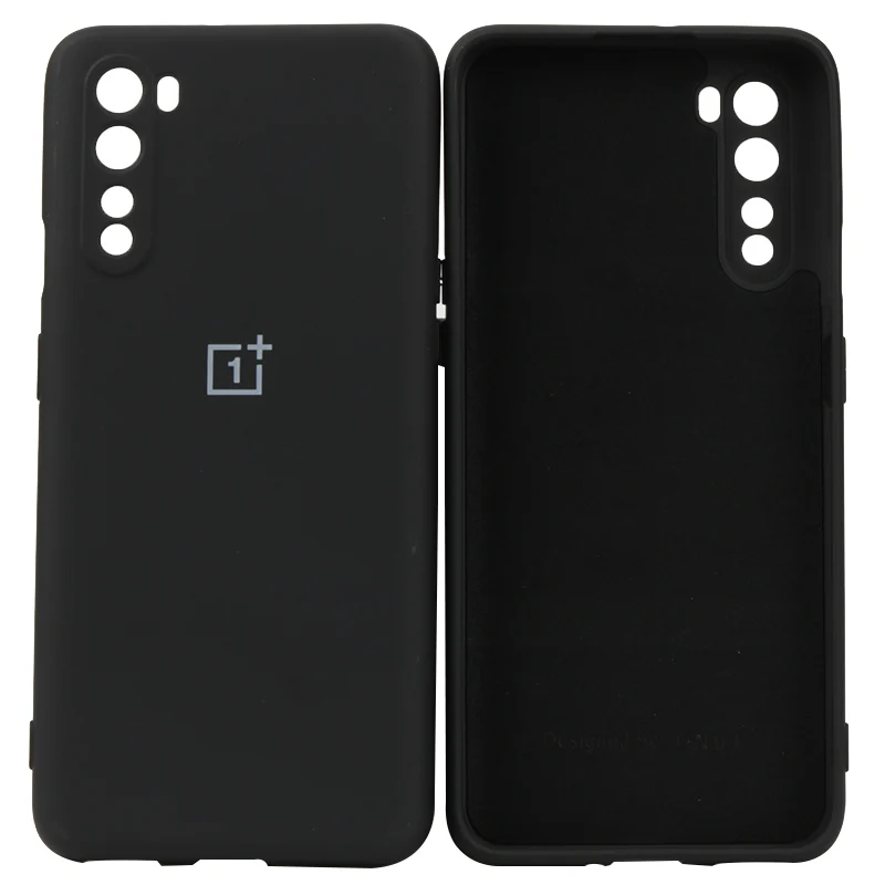 Original OnePlus Nord Case Liquid Silicon Back Cover One Plus Nord Soft Case Shockproof Full Protectiver Case one plus Nord samsung flip cover Cases & Covers