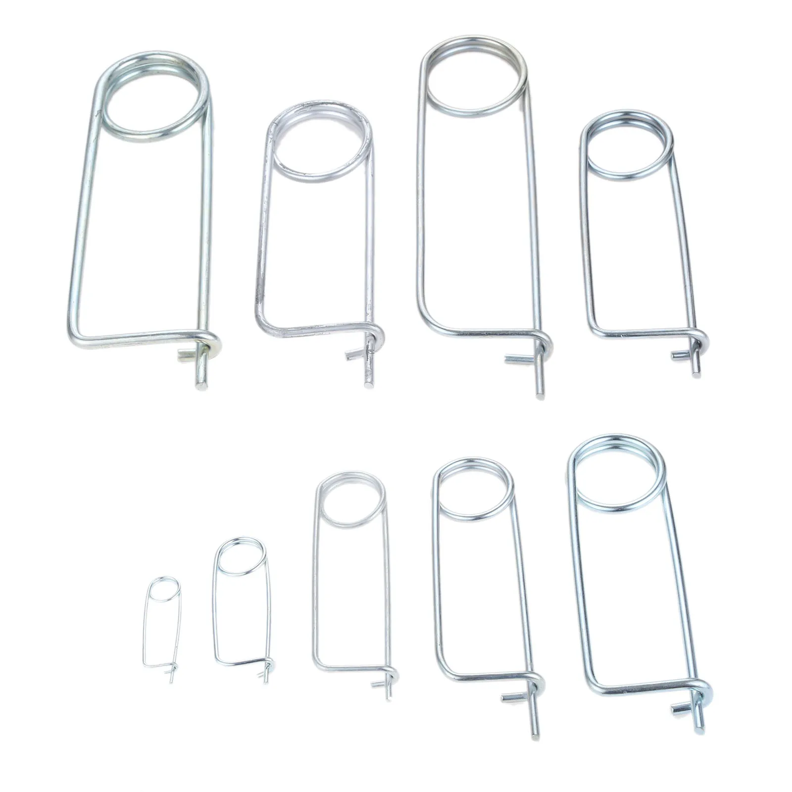 Dreld 10/5/1pcs Steel Brooch Shape Cotter Safety Pins Spring Pin Quick