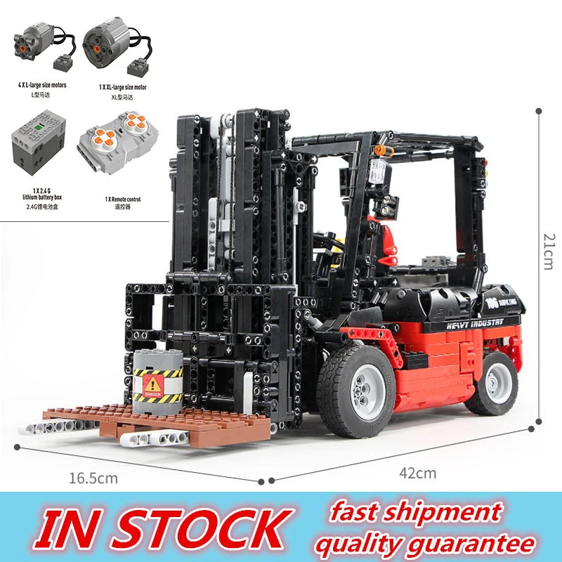 

Technic Series 13106 Forklift Truck MOC RC Motors Car Sets Building Blocks Bricks App Control RC Cars Kids Toys Christmas Gift