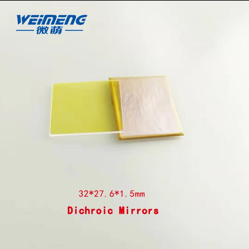 Дихроические зеркала Weimeng JGS1 кварцевые 32*27*1 5 455nm T = 57% 500nm-700nmHT 45 градусов для