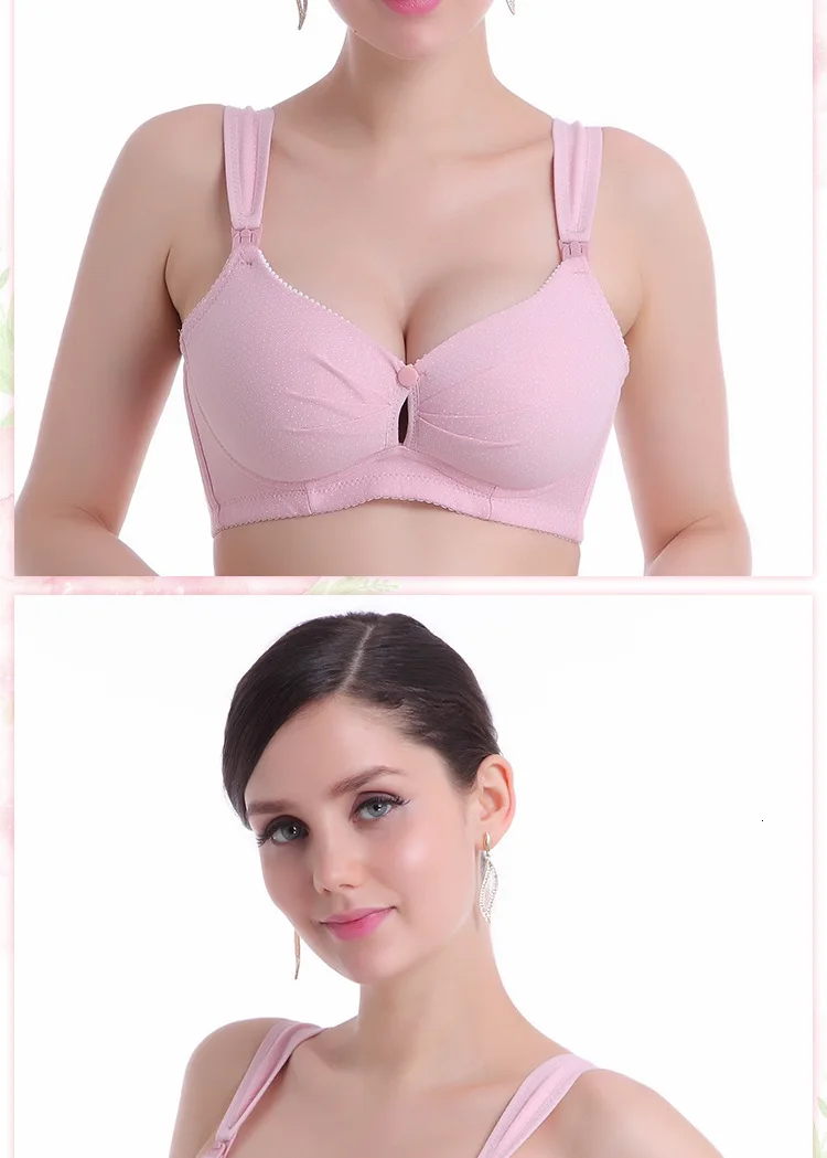 Бюстгальтер для грудного вскармливания хлопчатобумажная одежда для беременных Бюстгальтер для грудного вскармливания бюстгальтер с открытой пряжкой спереди широкий плечевой ремень Бюстгальтер для кормления Gravida Gestante