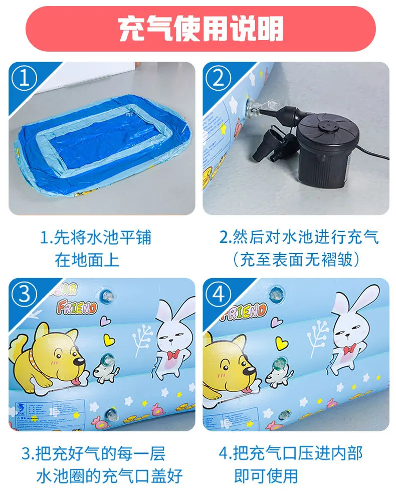 Inflável do Pvc da Piscina das Crianças Suporte da Piscina do Agregado Barril de Alta Piscina Familiar Bebê Banho Temperatura Resistente 6 bebê banho barril de alta temperatura resistente piscina