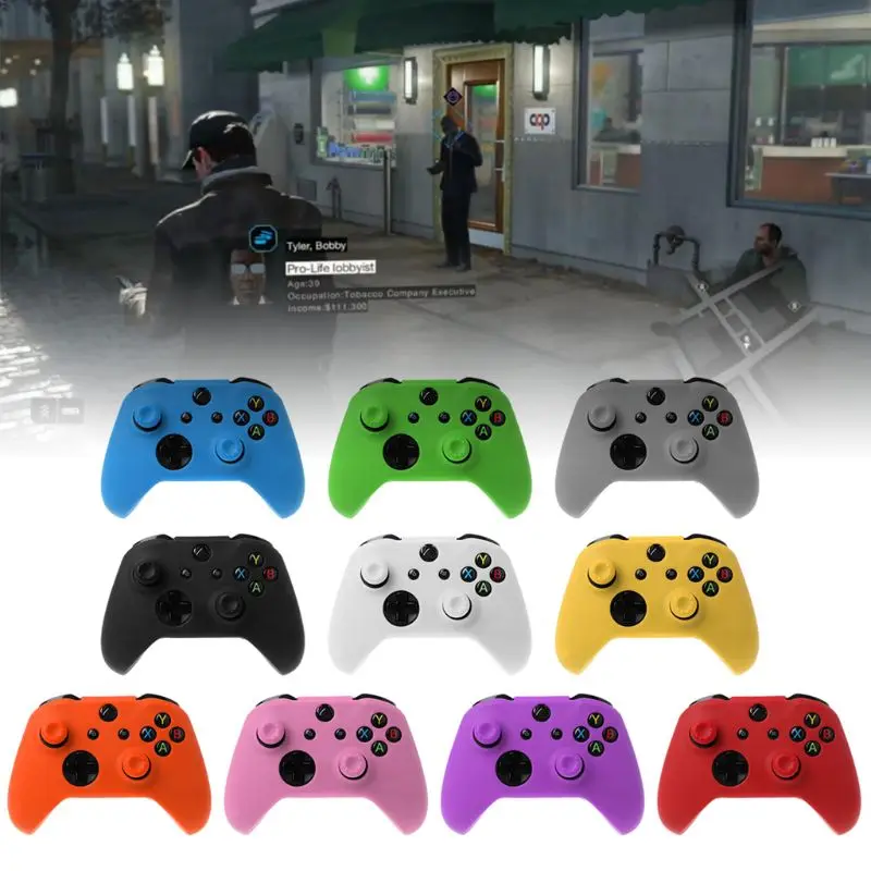 Protective Cover Cap Analog Thumb Sticks Grip Soft Silicone Case Anti-Slip Waterproof for XBOX Ones Gamepad Controller | Электроника