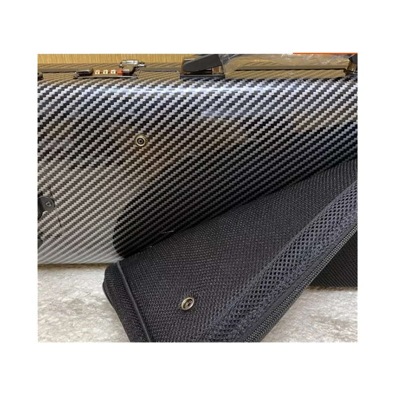 4/4 violin Carbon fiber coded lock hard case with Spectrum bag fiddler Hard Shell Storage Protect Violin Square box backpack