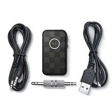 1 комплект беспроводной Bluetooth 5,0 музыкальный приемник 3,5 мм AUX аудио кабель адаптер для ТВ ПК ноутбука автомобиля MP3 динамик домашняя стереосистема