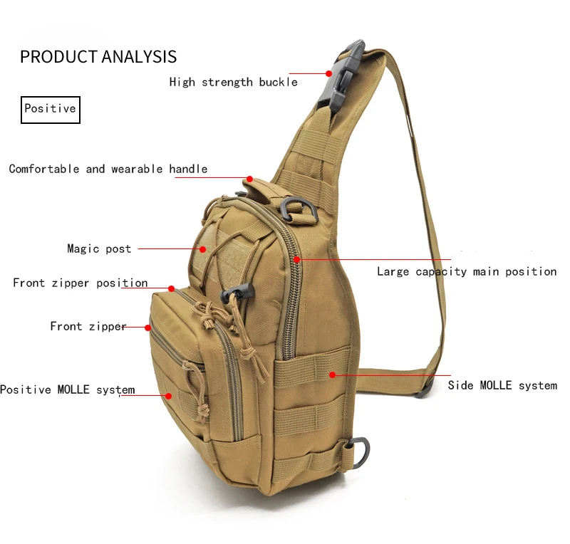 Походный Треккинговый рюкзак, спортивные сумки для альпинизма, сумки на плечо, тактический рюкзак для кемпинга, охоты, рыбалки, уличная военная сумка на плечо
