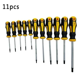 

11Pcs/set Screwdrivers T6-T40 Magnetic Star Screw Driver Kit Hand Tools