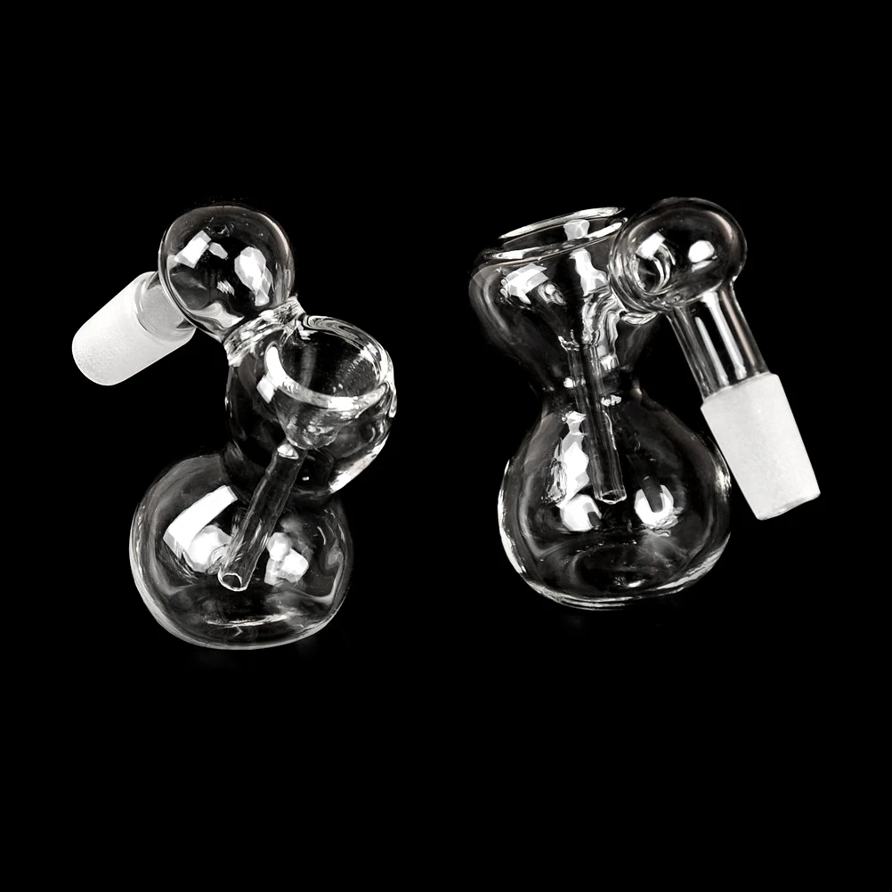 Ash Catcher Bowl-Accessories Glass Smoking-Fixed Downstem 14/18mm Male